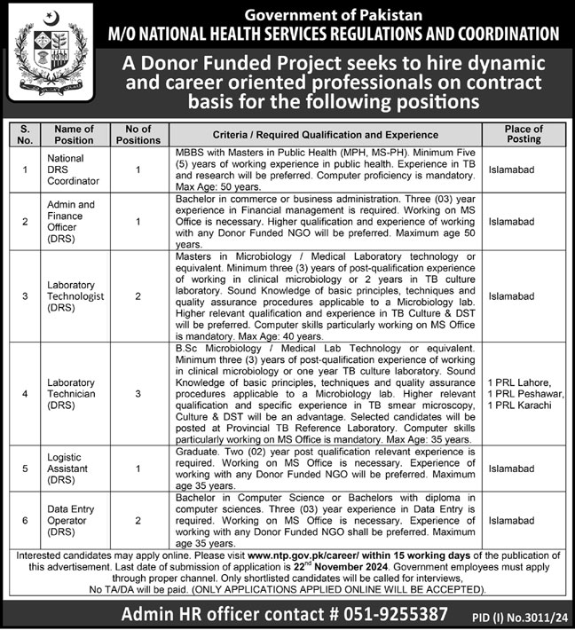 NHSRC Jobs 2024 Advertisement