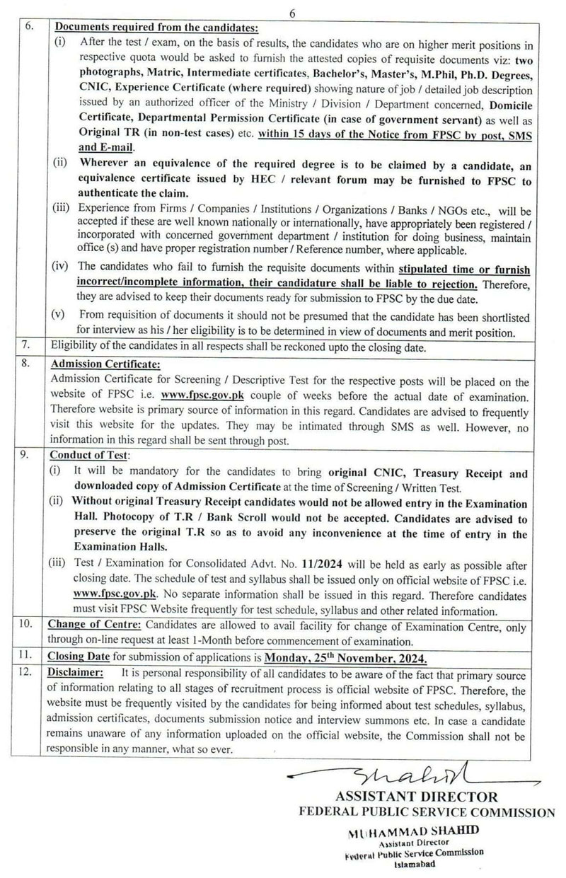 FPSC-Jobs-Advertisement-No.-5