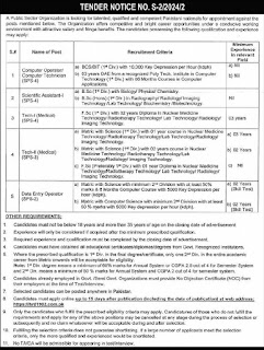 Pakistan Atomic Energy Jobs 2024 Advertisement