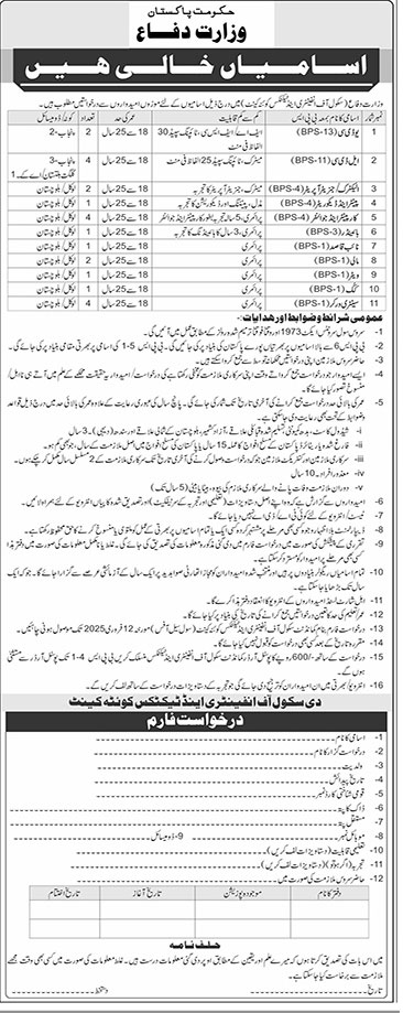 Ministry of Defence MOD Jobs 2025 Advertisement