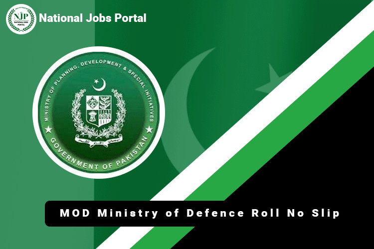 MOD Ministry of Defence Roll No Slip