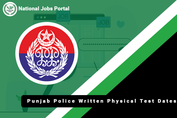 Punjab Police Written and Physical Test Dates