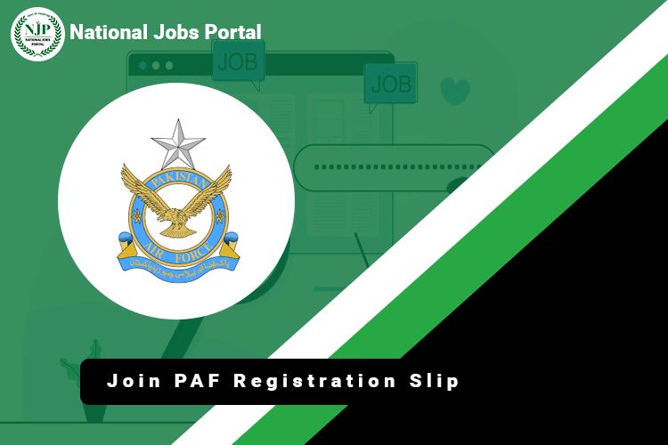 PAF Registration Slip
