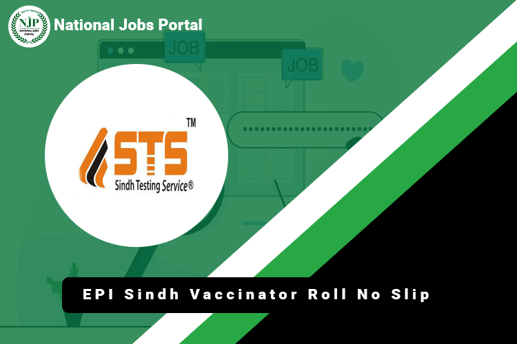 EPI Sindh Vaccinator Roll No Slip
