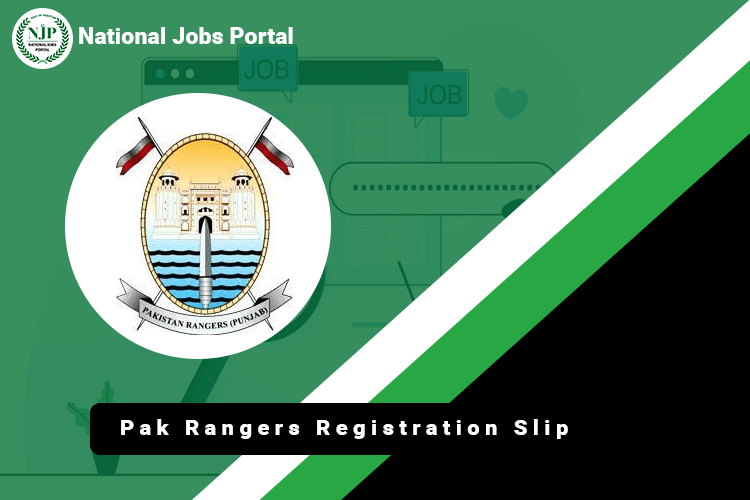 Punjab Rangers Registration Slip