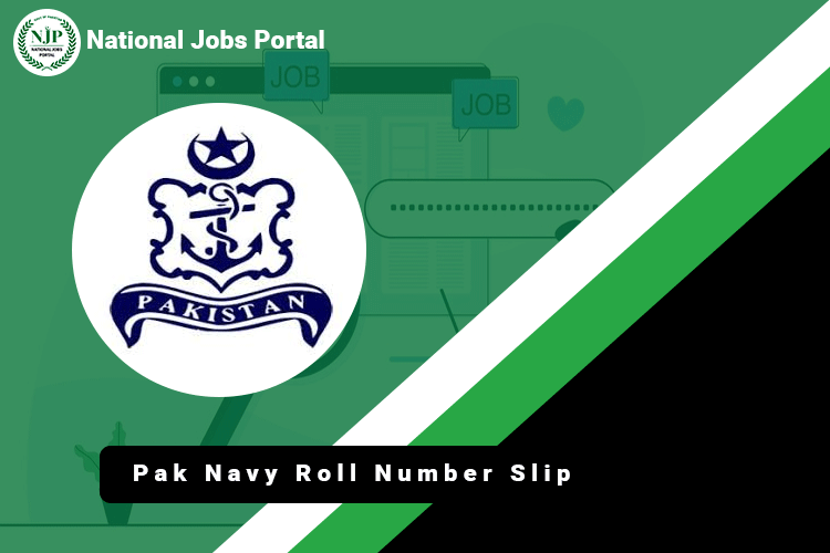 Pak Navy Roll Number Slip