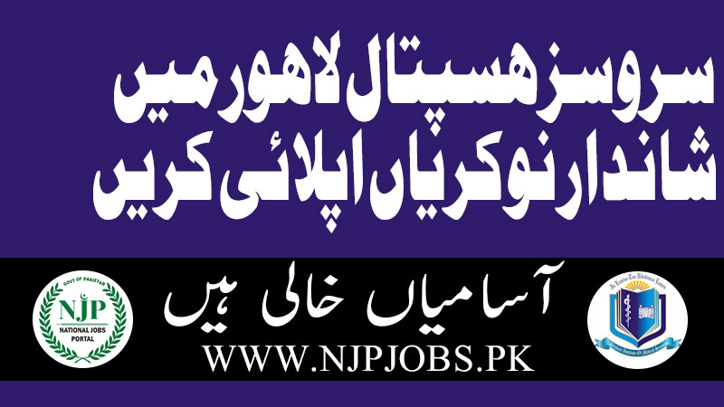 Services Hospital Lahore Jobs