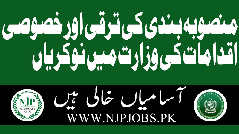 Ministry of Planning Development & Special Initiatives Jobs